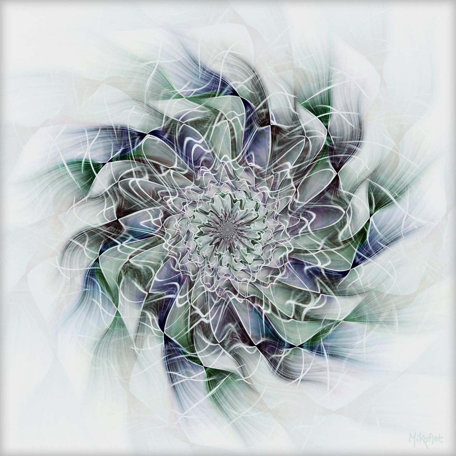 MikoArt-Liquid Gloss®-01/Series-80x80cm-0078