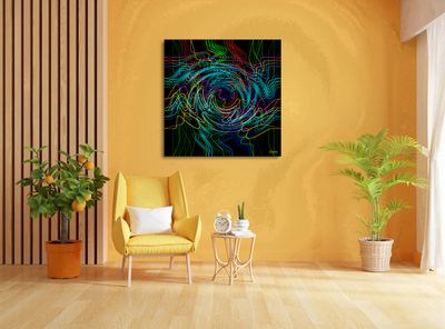 MikoArt-Liquid Gloss®-01/Series-80x80cm-0158