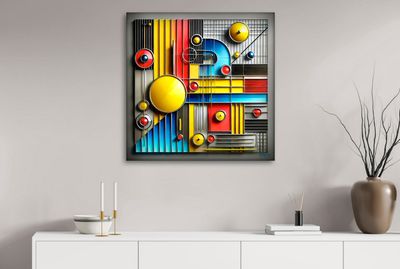 MikoArt-Liquid Gloss®-02/Series-80x80cm-0293