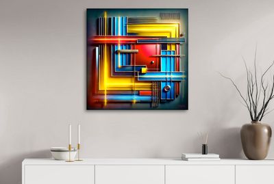 MikoArt-Liquid Gloss®-02/Series-80x80cm-0298