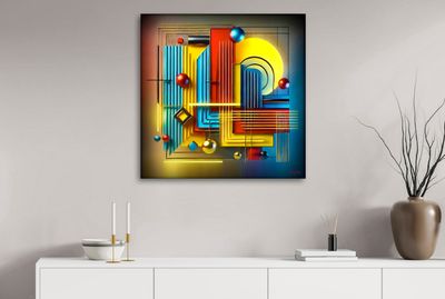 MikoArt-Liquid Gloss®-02/Series-80x80cm-0297