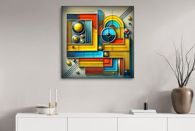 MikoArt-Liquid Gloss®-02/Series-80x80cm-0299