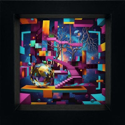 MikoArt-Liquid Gloss®-08/Series-120x120cm-0200