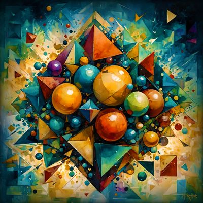 MikoArt-Liquid Gloss®-03/Series-80x80cm-0307