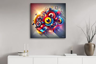 MikoArt-Liquid Gloss®-05/Series-80x80cm-0352