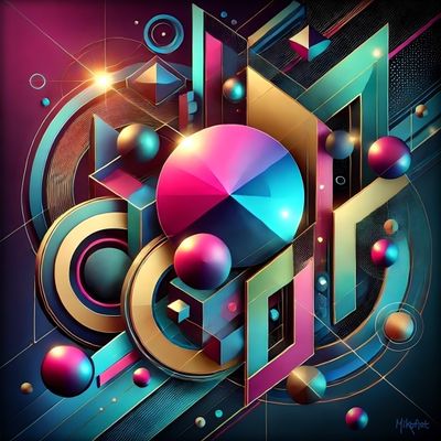 MikoArt-Liquid Gloss®-05/Series-80x80cm-0347