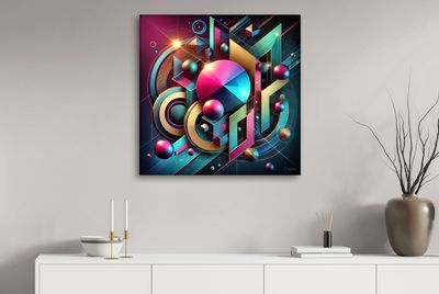 MikoArt-Liquid Gloss®-05/Series-80x80cm-0347