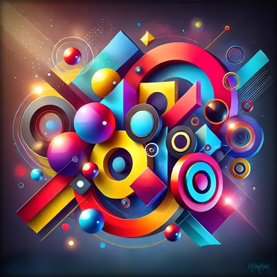 MikoArt-Liquid Gloss®-05/Series-80x80cm-0351