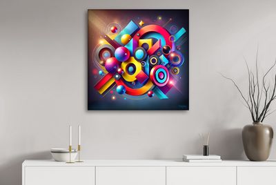 MikoArt-Liquid Gloss®-05/Series-80x80cm-0351