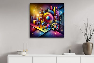 MikoArt-Liquid Gloss®-05/Series-80x80cm-0349