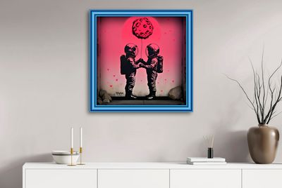 MikoArt-Liquid Gloss®-06/MoonLove-80x80cm-0364
