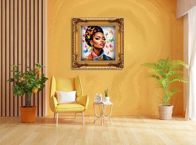 MikoArt-Liquid Gloss®-07FP/Janet Jackson-120x120cm