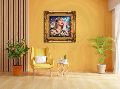 MikoArt-Liquid Gloss®-07FP/Taylor Swift-120x120cm