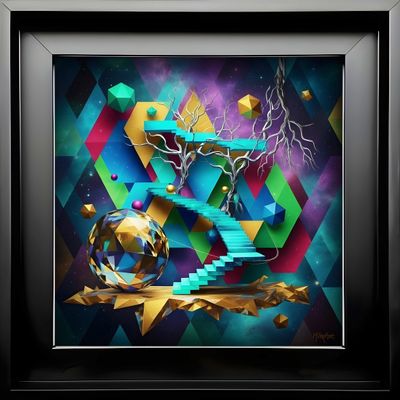 MikoArt-Liquid Gloss®-08/Series-120x120cm-0203