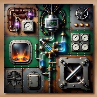 MikoArt-Liquid Gloss®-04/Series-80x80cm-0339