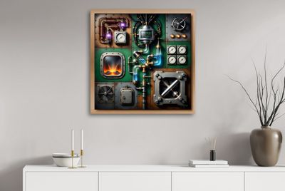 MikoArt-Liquid Gloss®-04/Series-80x80cm-0339