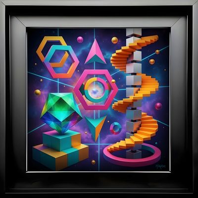 MikoArt-Liquid Gloss®-08/Series-120x120cm-0207