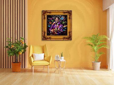 MikoArt-Liquid Gloss®-07FP/Prince-120x120cm