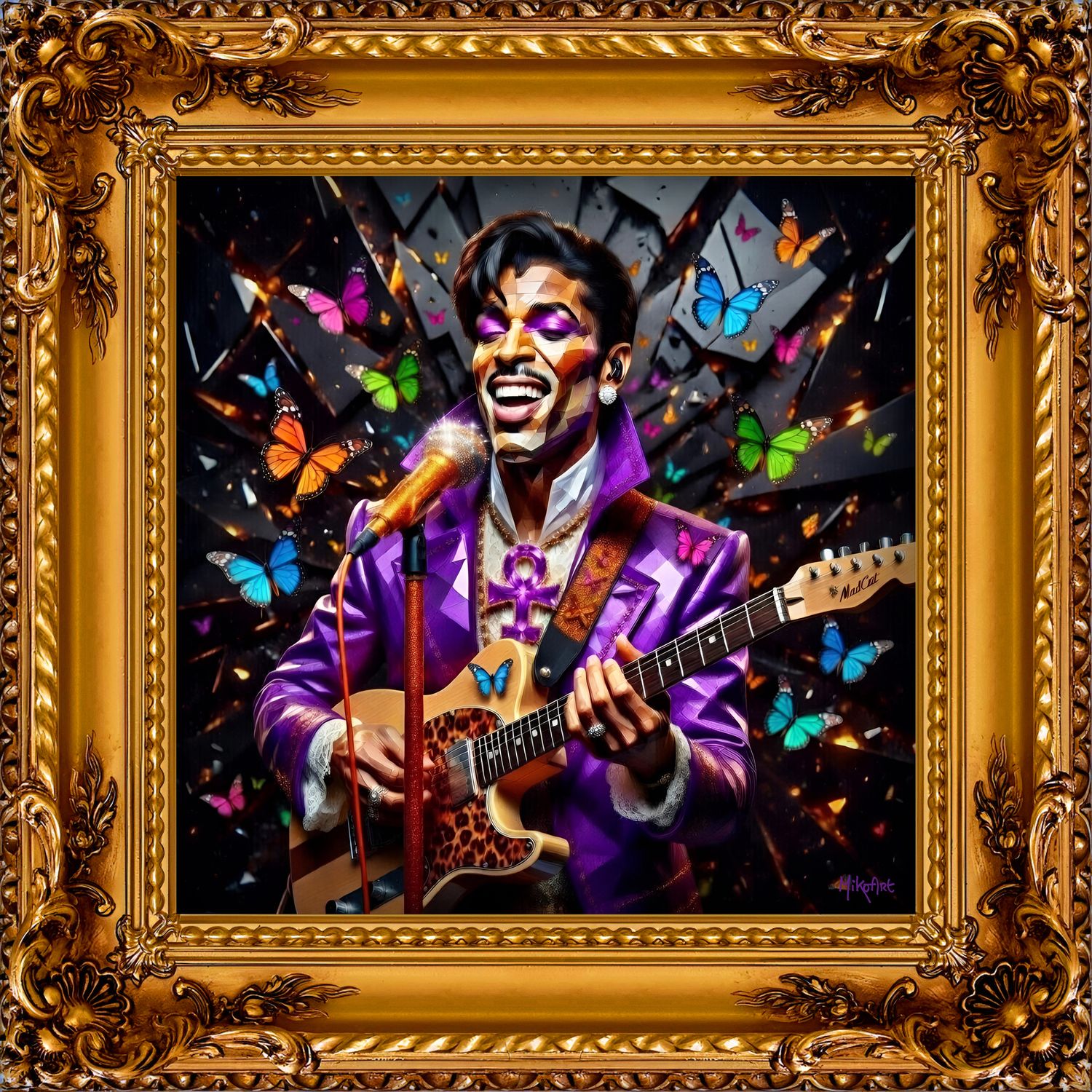 MikoArt-Liquid Gloss®-07FP/Prince-120x120cm