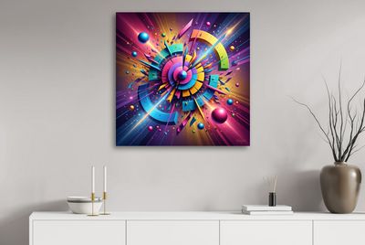 MikoArt-Liquid Gloss®-05/Series-80x80cm-0355