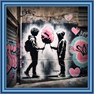 MikoArt-Liquid Gloss®-06/ThereIsLoveForEveryone-80x80cm-0369