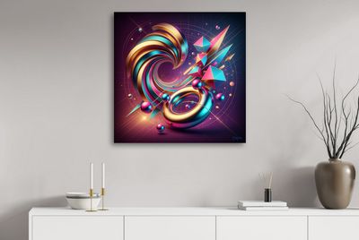 MikoArt-Liquid Gloss®-05/Series-80x80cm-0356