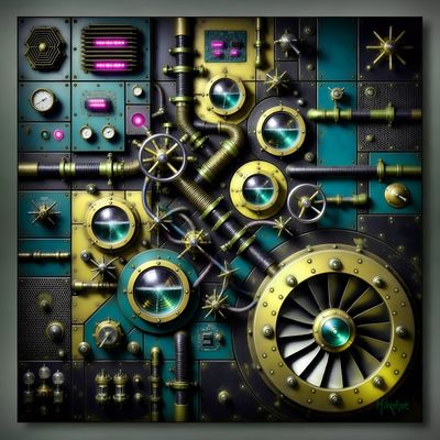 MikoArt-Liquid Gloss®-04/Series-80x80cm-0341