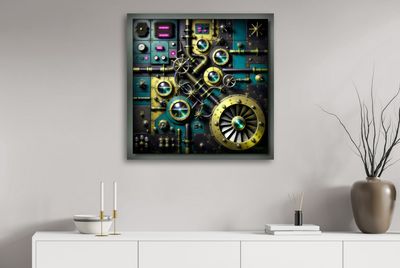MikoArt-Liquid Gloss®-04/Series-80x80cm-0341