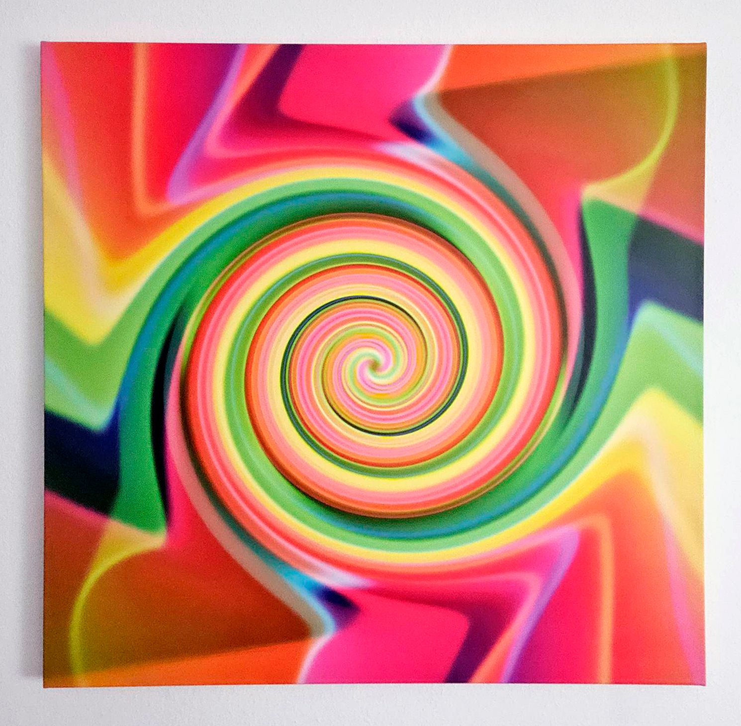 MikoArt-Kleurproof Giclée op Canvas-0037  100x100cm