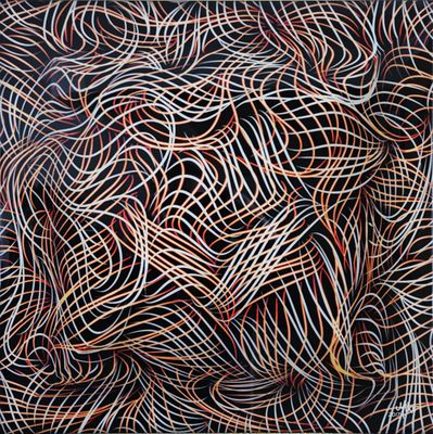 MikoArt-Kleurproof Epoxy LiquidGloss op AluDibond-0112  50x50cm