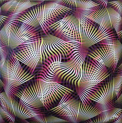 MikoArt-Kleurproof Epoxy LiquidGloss op AluDibond-0102 50x50cm