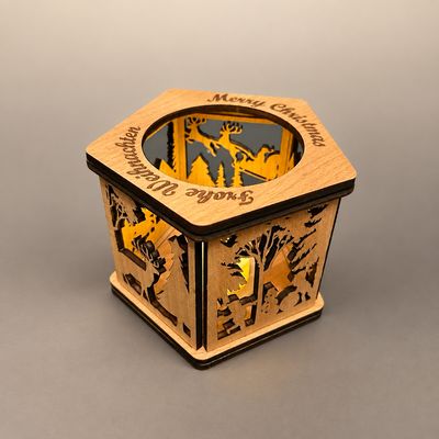 Teelicht "Weihnachtslaterne"