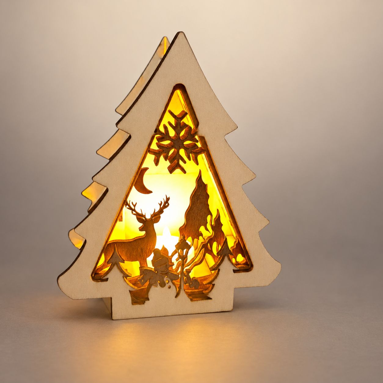 Teelicht "Weihnachtsbaum" (Höhe 14.5 cm) Teelicht "Weihnachtsbaum" (Höhe 14.5 cm)