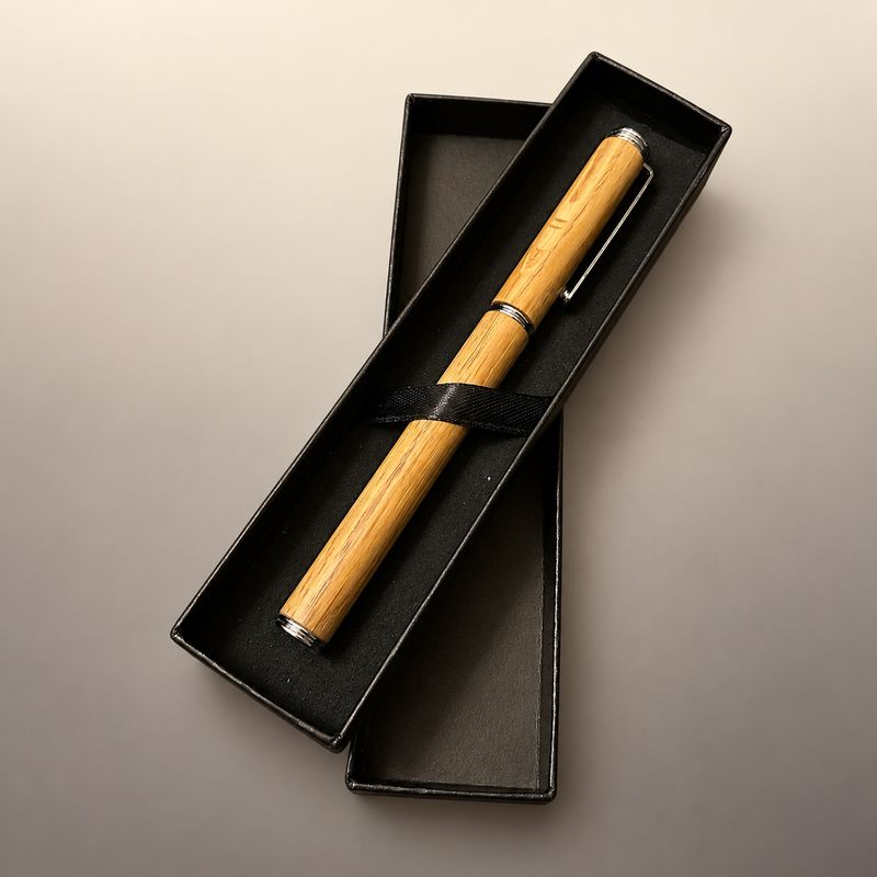 Holzstift «Midi» aus Eiche – mit Geschenkbox