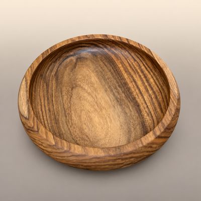 Schale aus Nussbaum (Ø 24 cm)