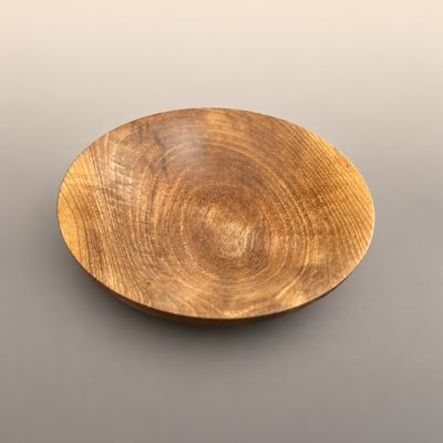 Teller aus Nussbaum (Ø 12.5 cm)