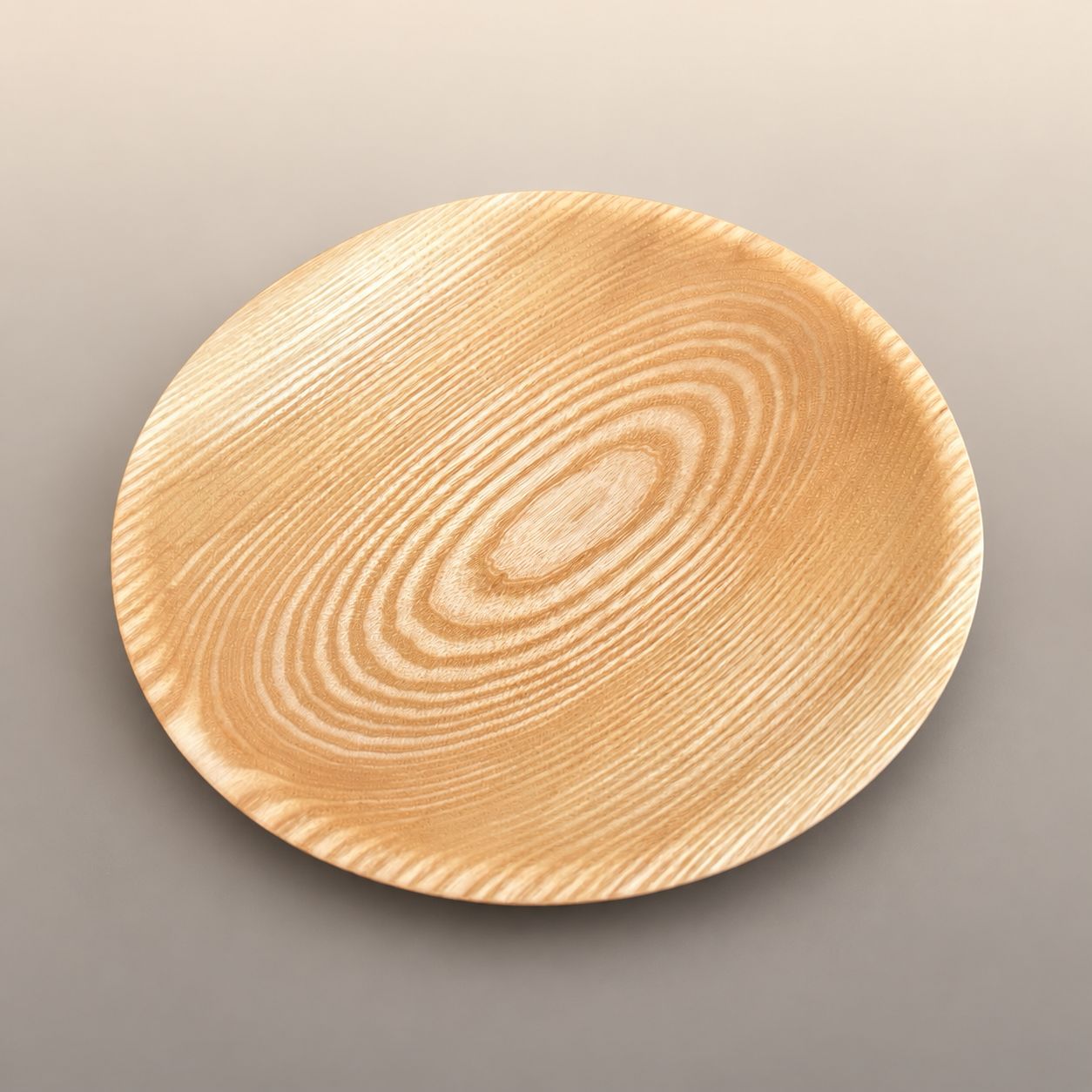 Teller aus Esche (Ø 21 cm)