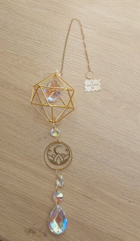 Attrape soleil "losange et lune lotus"