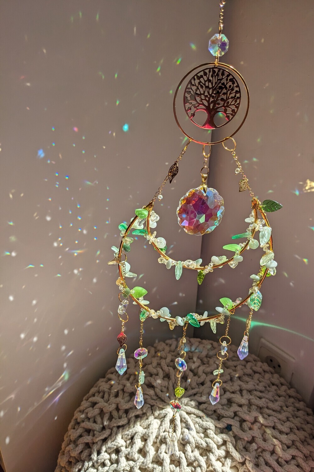 Attrape soleil Gaïa &quot;Jade et Citrine&quot;