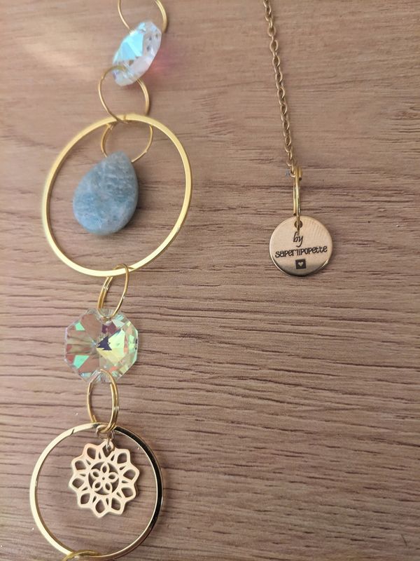 Attrape soleil minéraux "gouttes Amazonite"