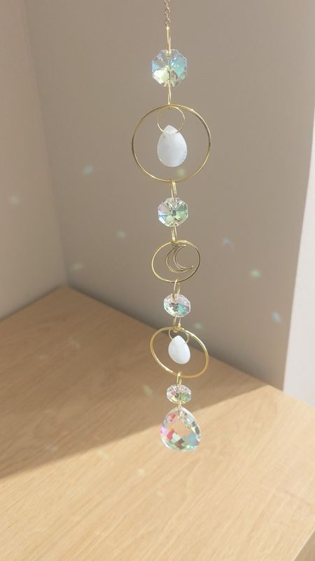 Attrape soleil minéraux &quot;gouttes Pierre de Lune&quot;