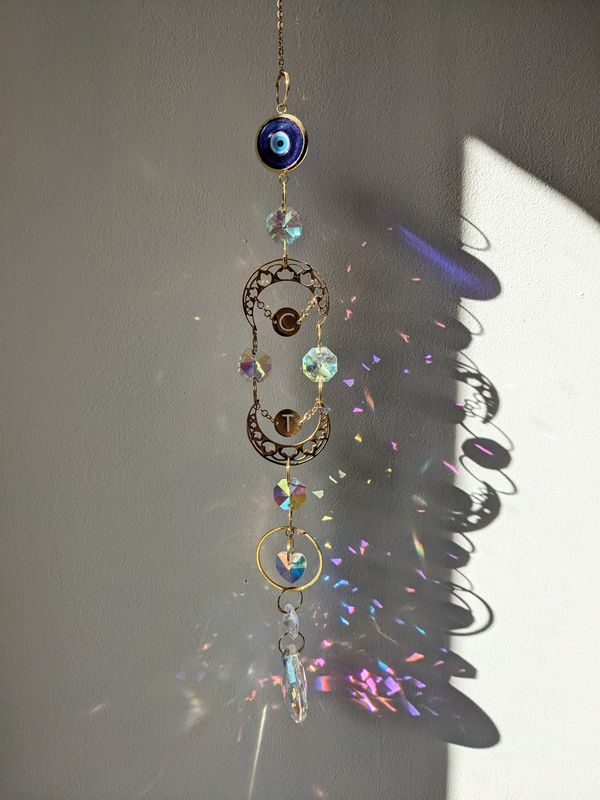 Attrape soleil à chaîne unique &quot;deux âmes&quot;