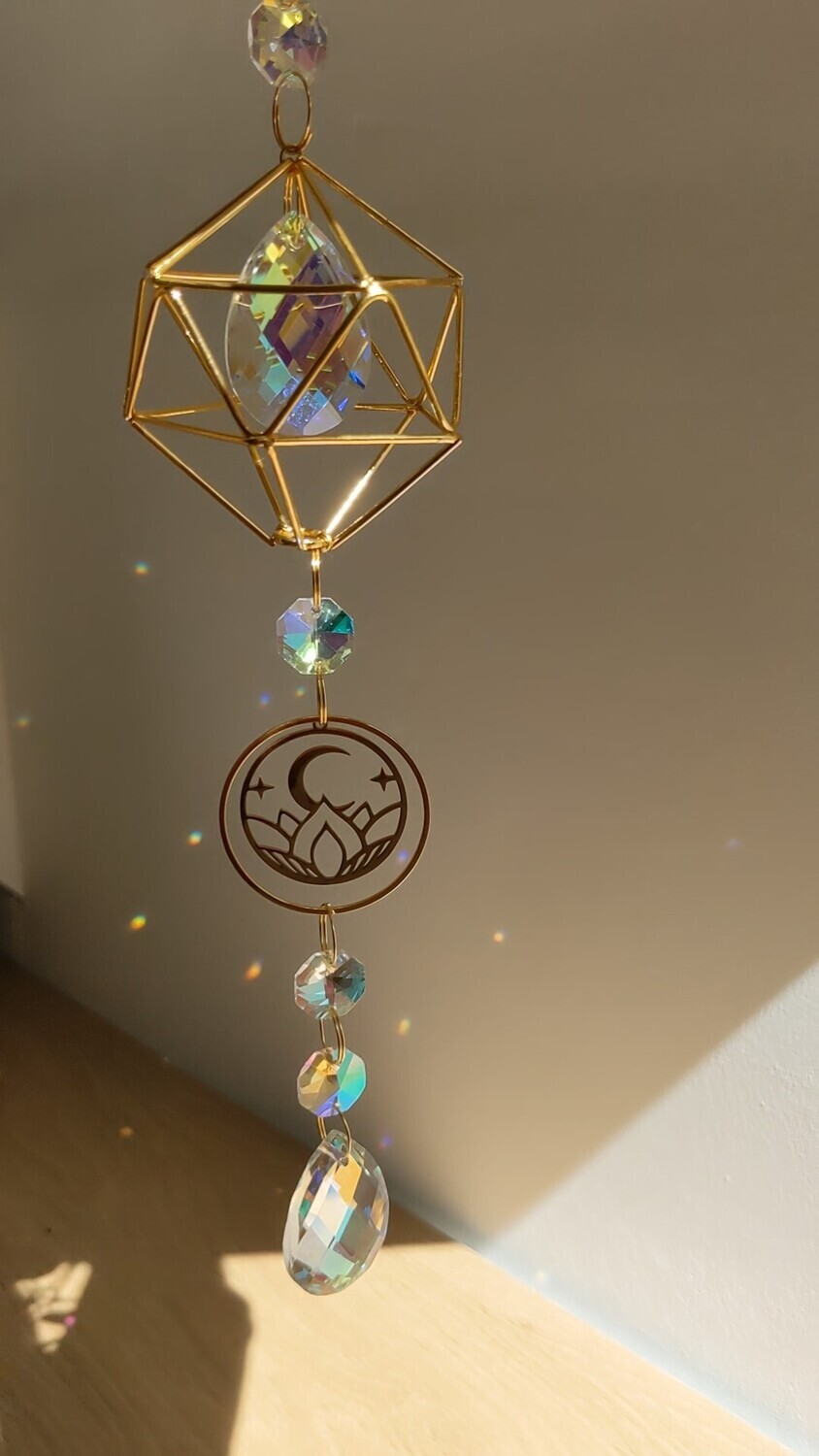 Attrape soleil "losange et lune lotus"