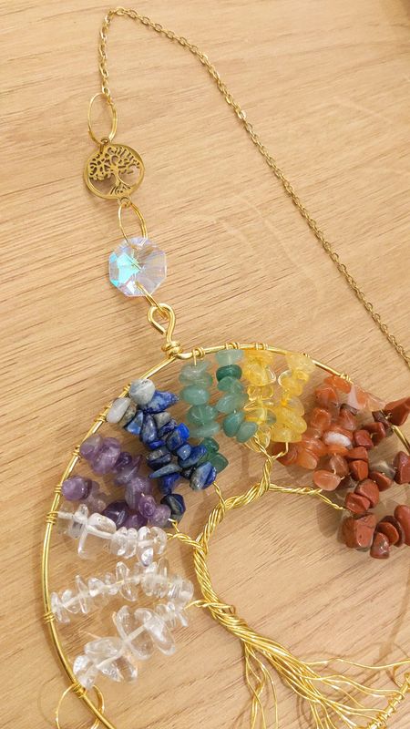 Attrape soleil "Arbre de vie 7 chakras"