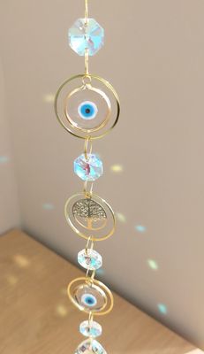 Attrape soleil "Nazar transparent arbre de vie"