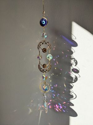 Attrape soleil à chaîne unique "deux âmes"