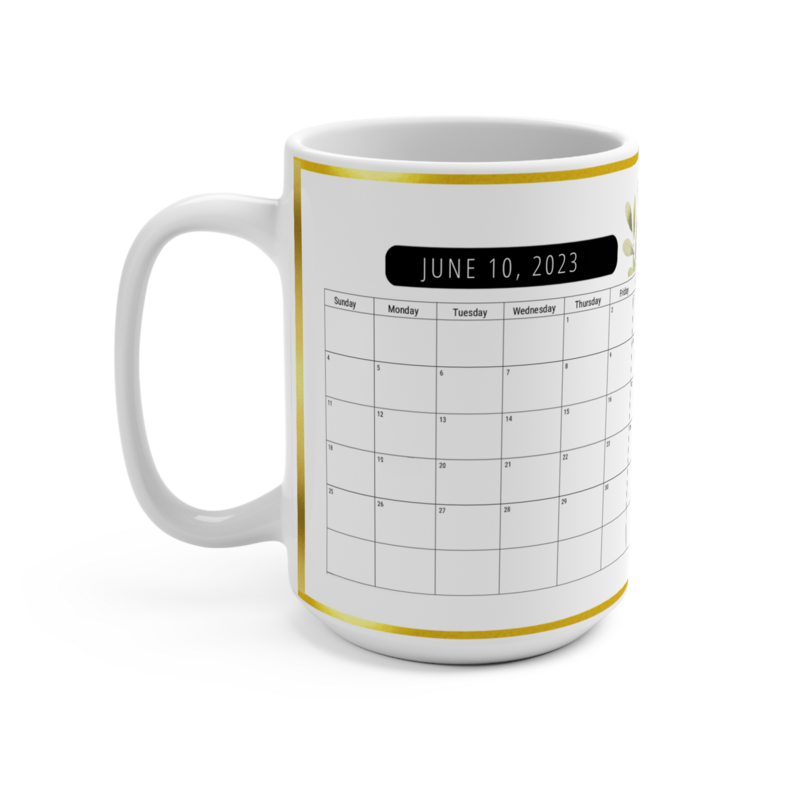Wedding Memories Calendar Mug