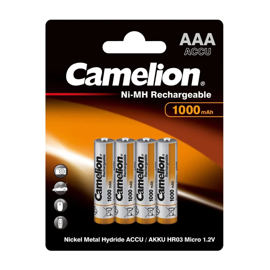 AAA Ni-Mh Rechargeable High Capacity 4-Pack