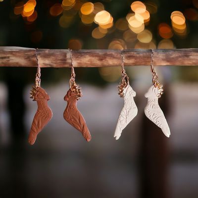 Australian Native Cockatoos Earrings