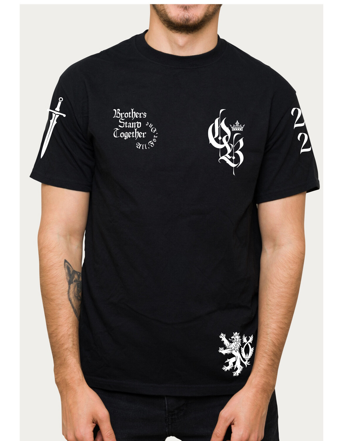 BST 100% Cotton Semi Fitted custom T-shirt, OathBro
